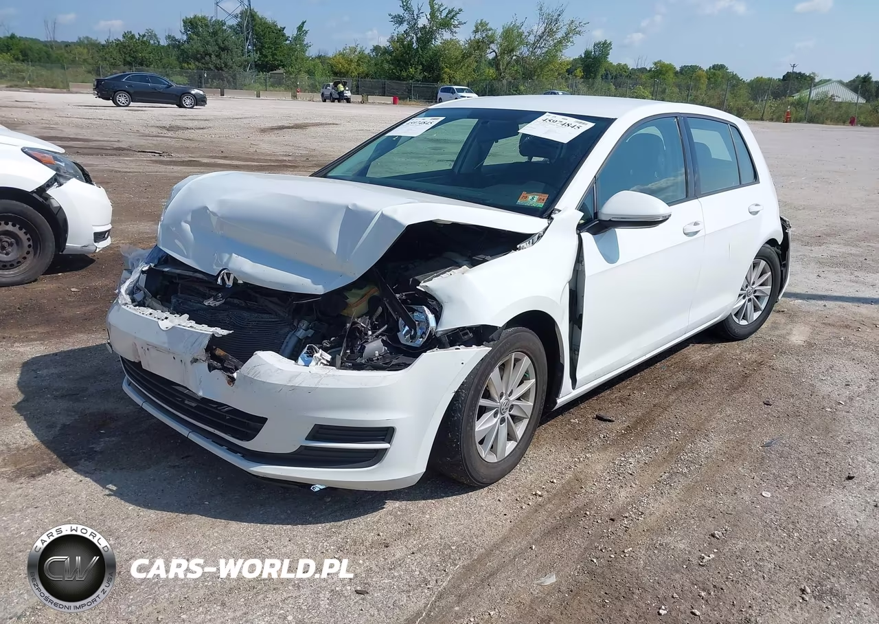 2015 Volkswagen Golf Tsi S 4-Door VIN:3VW217AU2FM018759 - 2