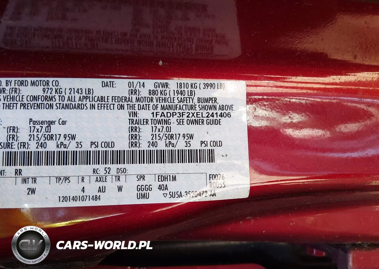 2014 Ford Focus Se VIN:1FADP3F2XEL241406 - 9