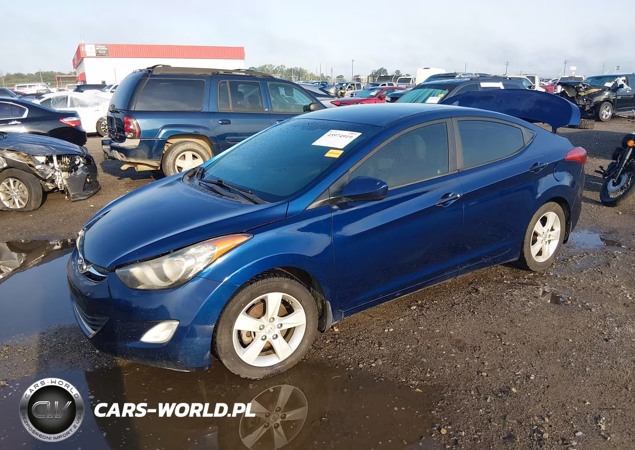 2013 Hyundai Elantra Gls VIN:KMHDH4AE7DU497506 - 2