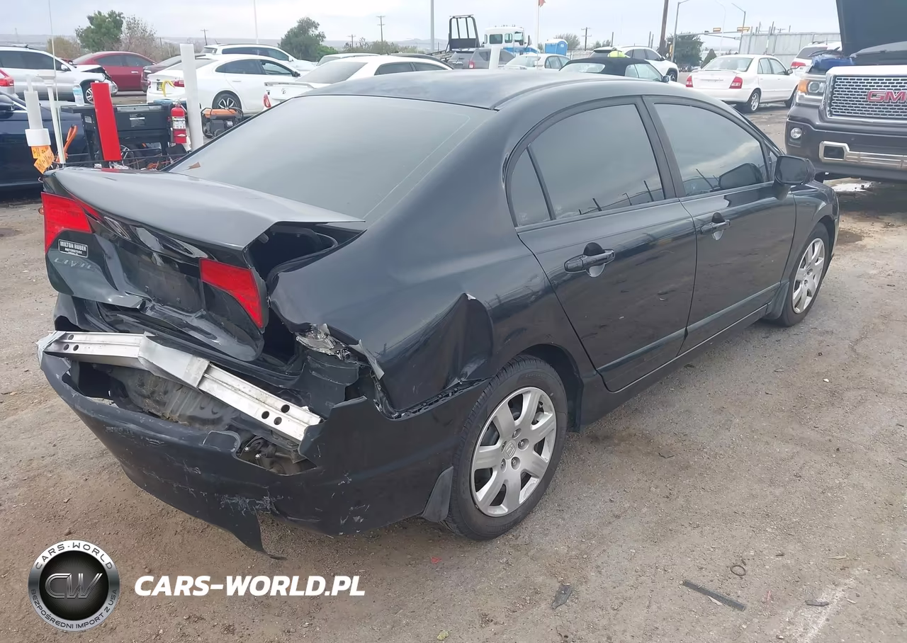 2008 Honda Civic Lx VIN:1HGFA16528L038941 - 4