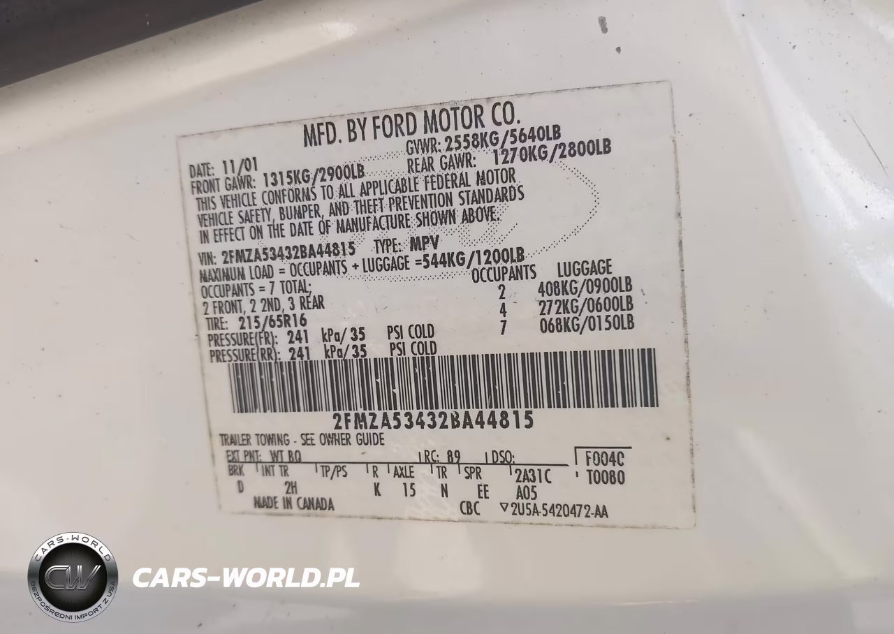 2002 Ford Windstar Sel VIN:2FMZA53432BA44815 - 9
