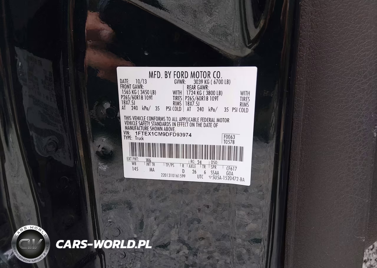 2013 Ford F-150 Xlt VIN:1FTEX1CM9DFD93974 - 9