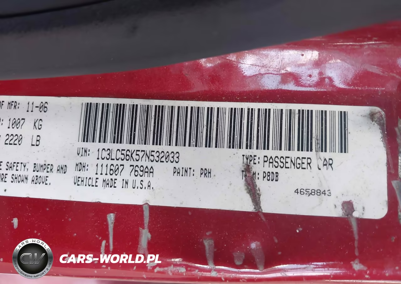 2007 Chrysler Sebring Touring VIN:1C3LC56K57N532033 - 9