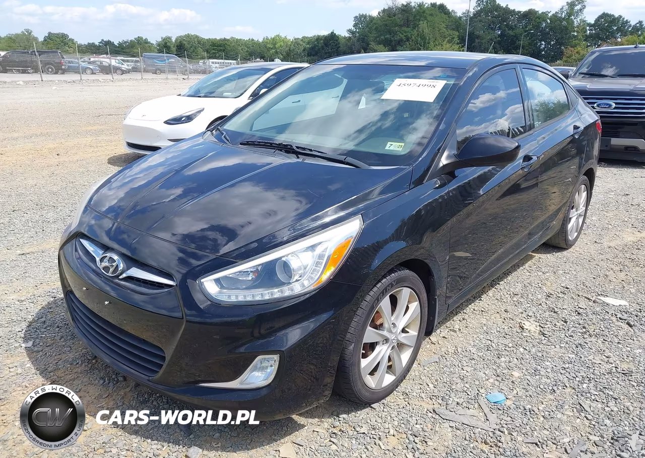 2014 Hyundai Accent Gls VIN:KMHCU4AE6EU762246 - 2