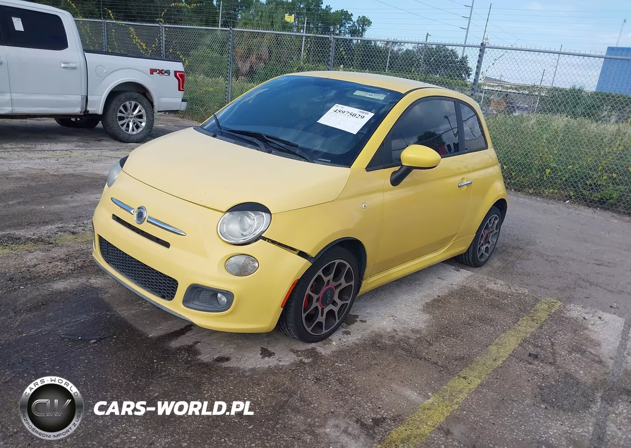 2012 Fiat 500 Sport VIN:3C3CFFBR2CT104964 - 2