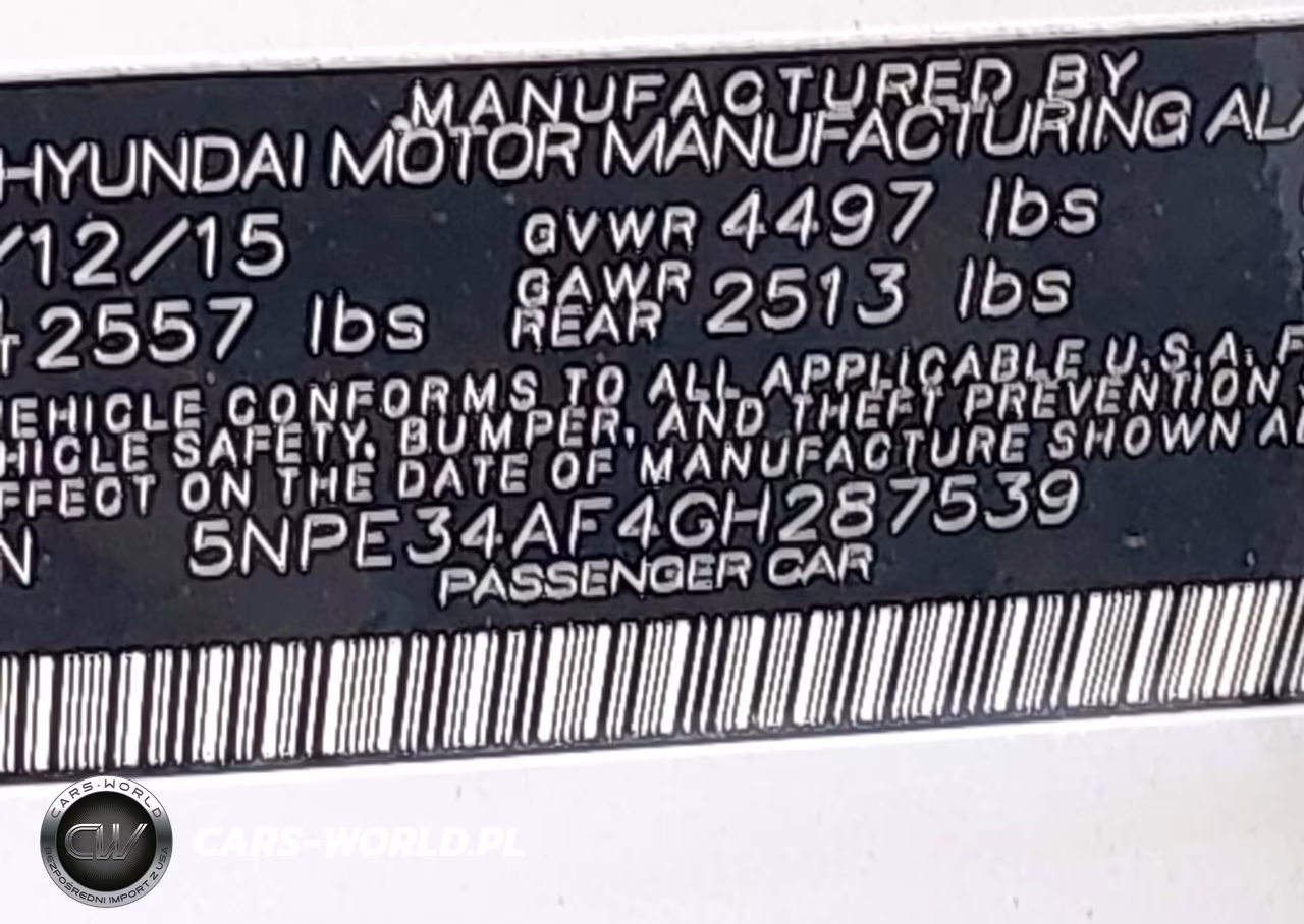 2016 Hyundai Sonata Sport VIN:5NPE34AF4GH287539 - 9
