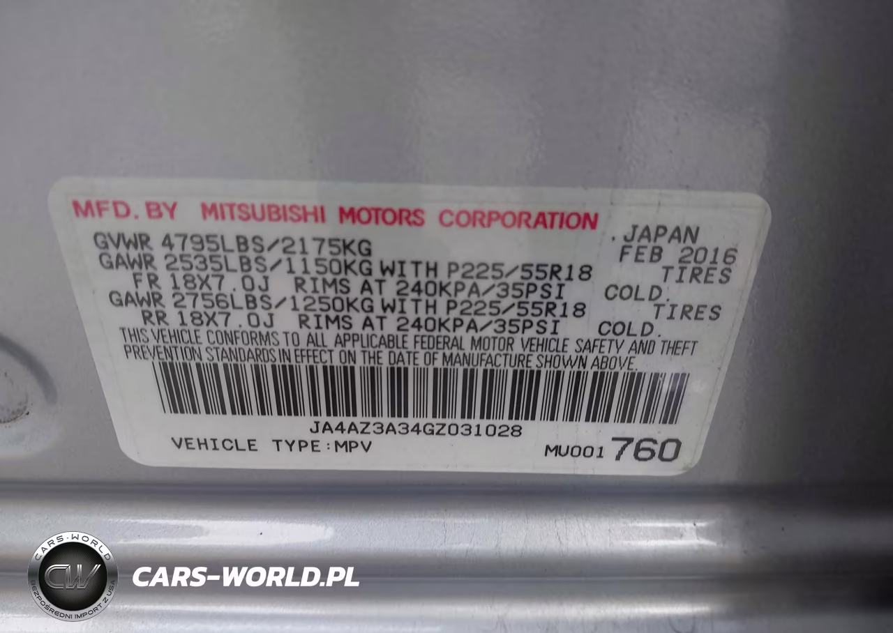 2016 Mitsubishi Outlander Es VIN:JA4AZ3A34GZ031028 - 9
