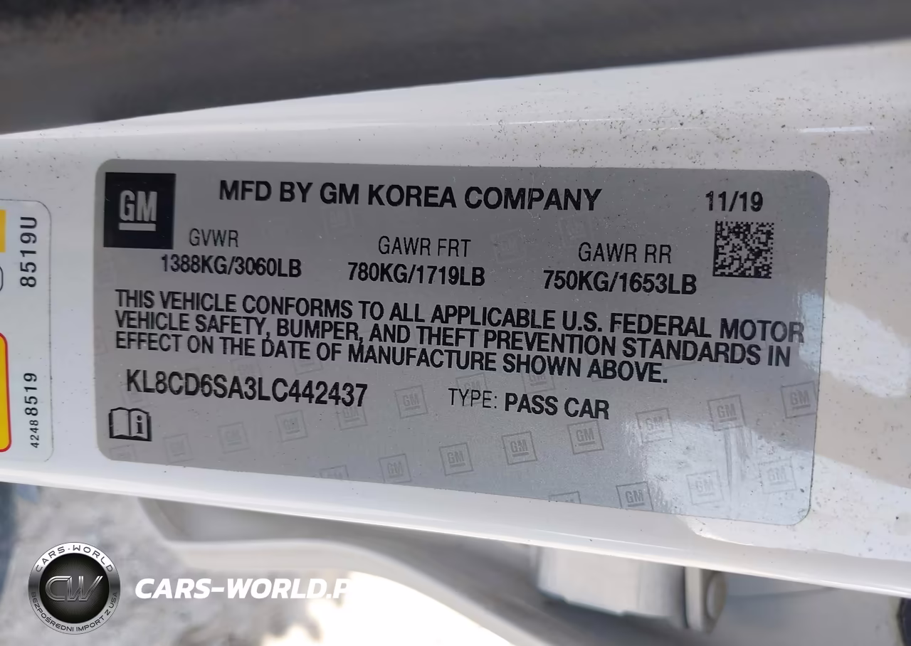 2020 Chevrolet Spark Fwd 1Lt Automatic VIN:KL8CD6SA3LC442437 - 9