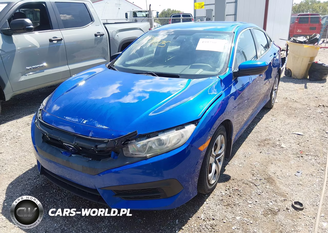 2016 Honda Civic Lx VIN:19XFC2F55GE010802 - 2