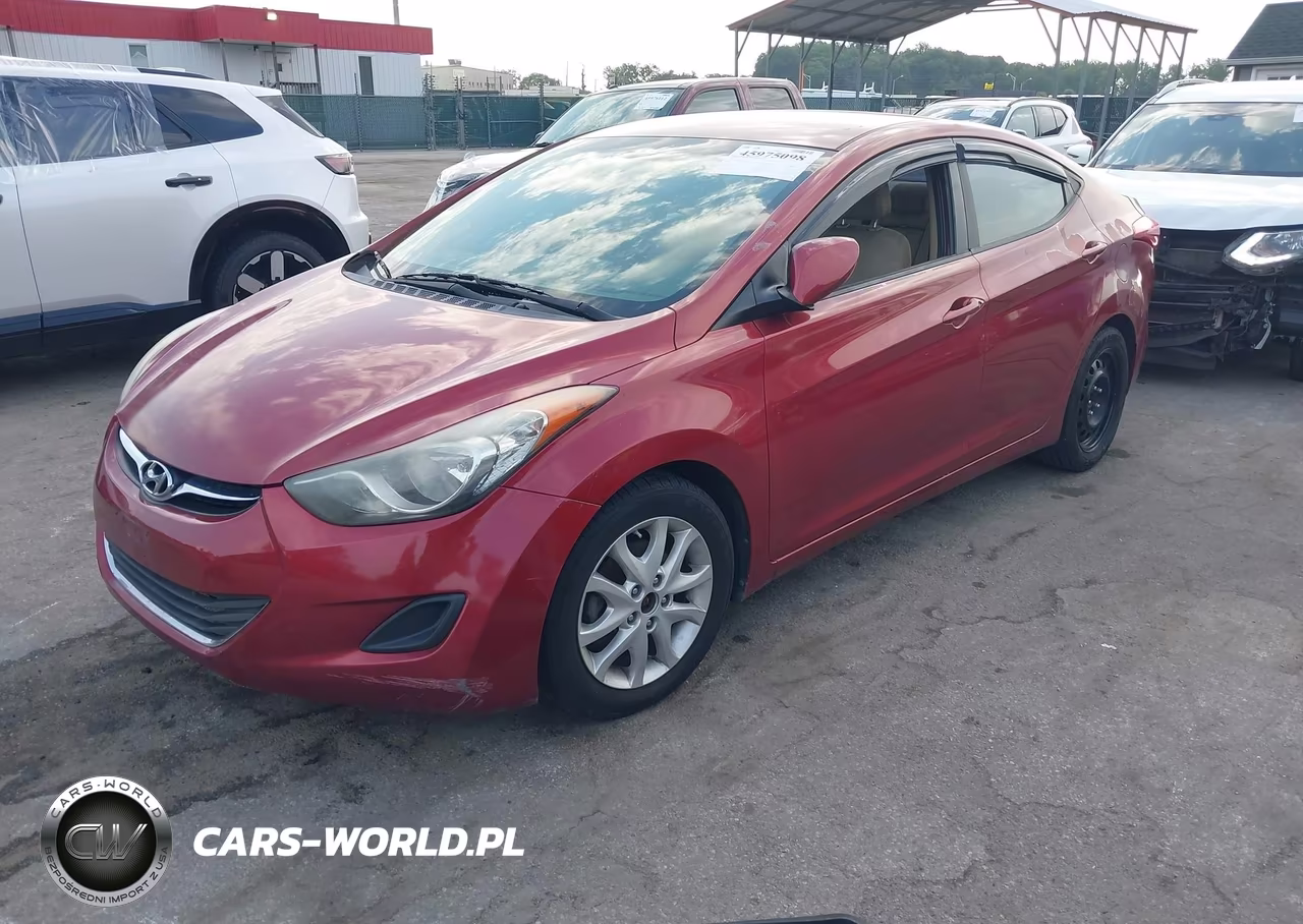 2013 Hyundai Elantra Gls VIN:5NPDH4AEXDH362082 - 2