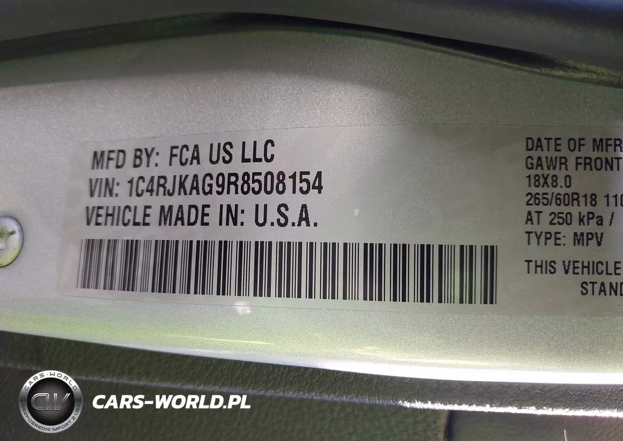 2024 Jeep Grand Cherokee L Altitude 4X4 VIN:1C4RJKAG9R8508154 - 9