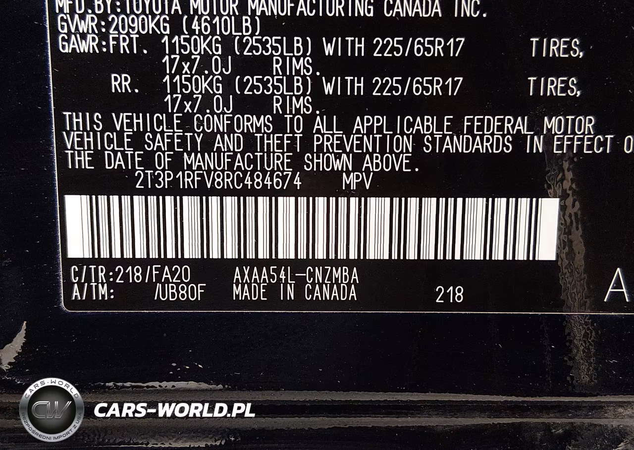 2024 Toyota Rav4 Xle VIN:2T3P1RFV8RC484674 - 9