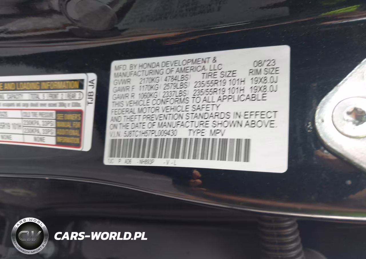 2023 Acura Rdx Technology Package VIN:5J8TC1H57PL009430 - 9