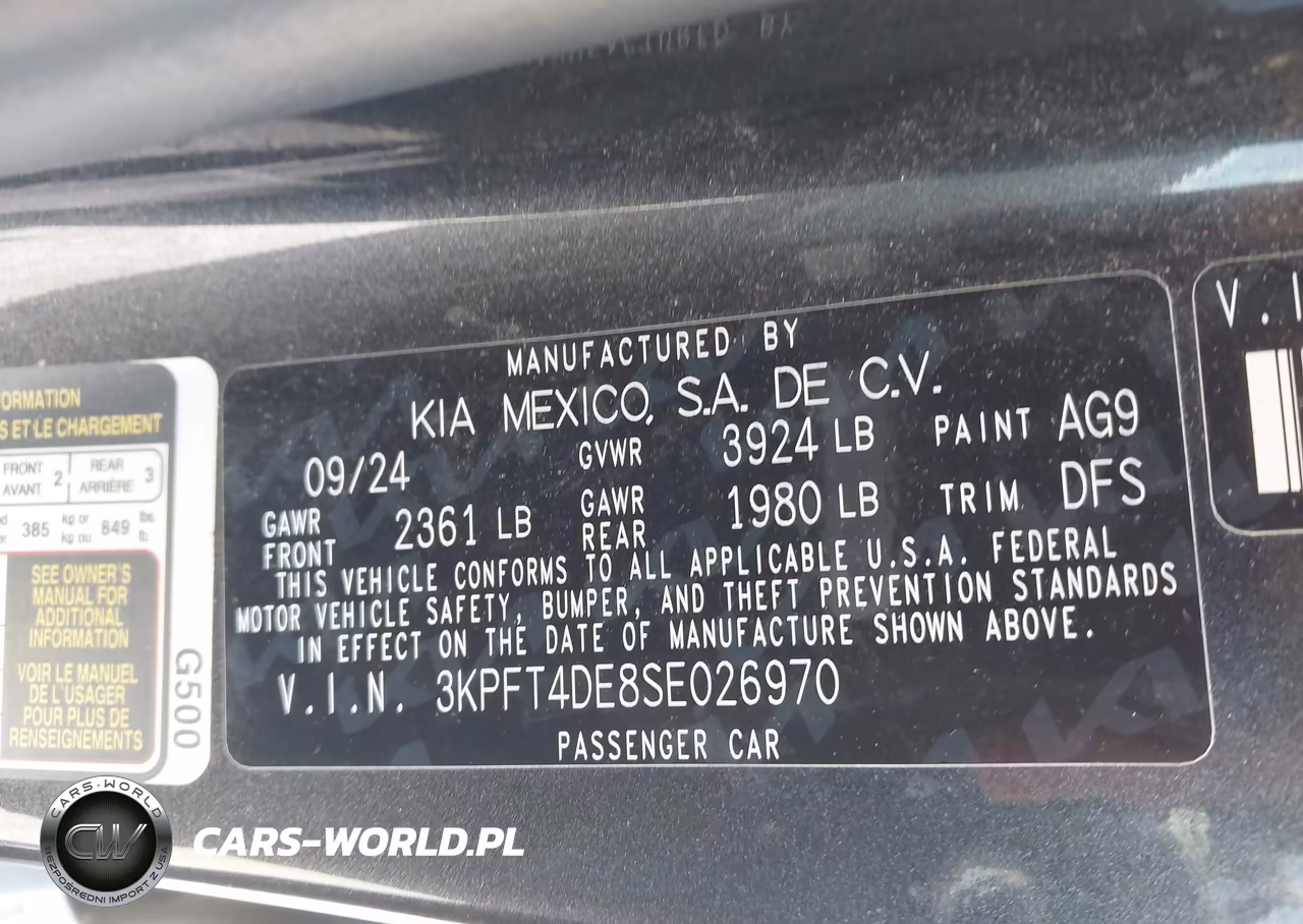 2025 Kia K4 Lxs VIN:3KPFT4DE8SE026970 - 9