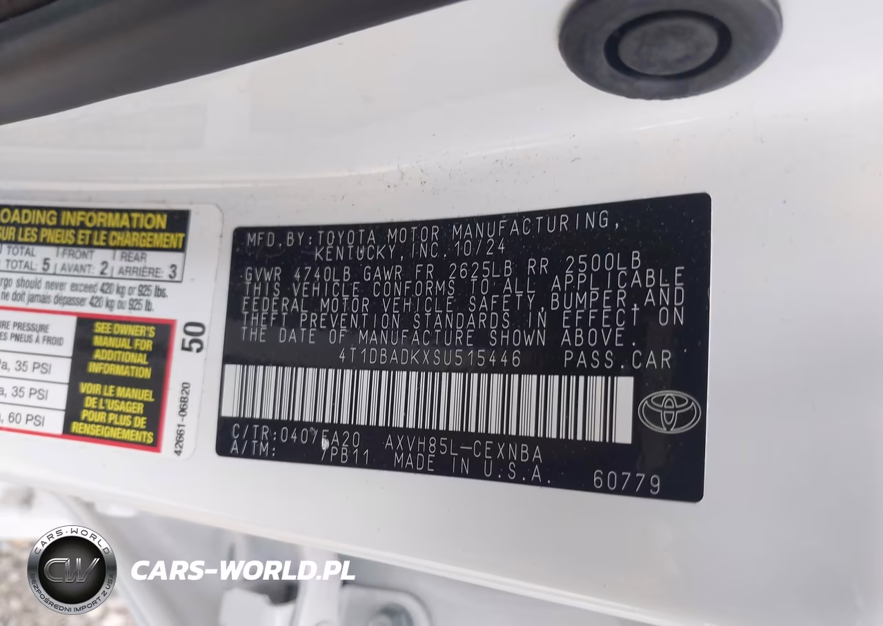 2025 Toyota Camry Le VIN:4T1DBADKXSU515446 - 9