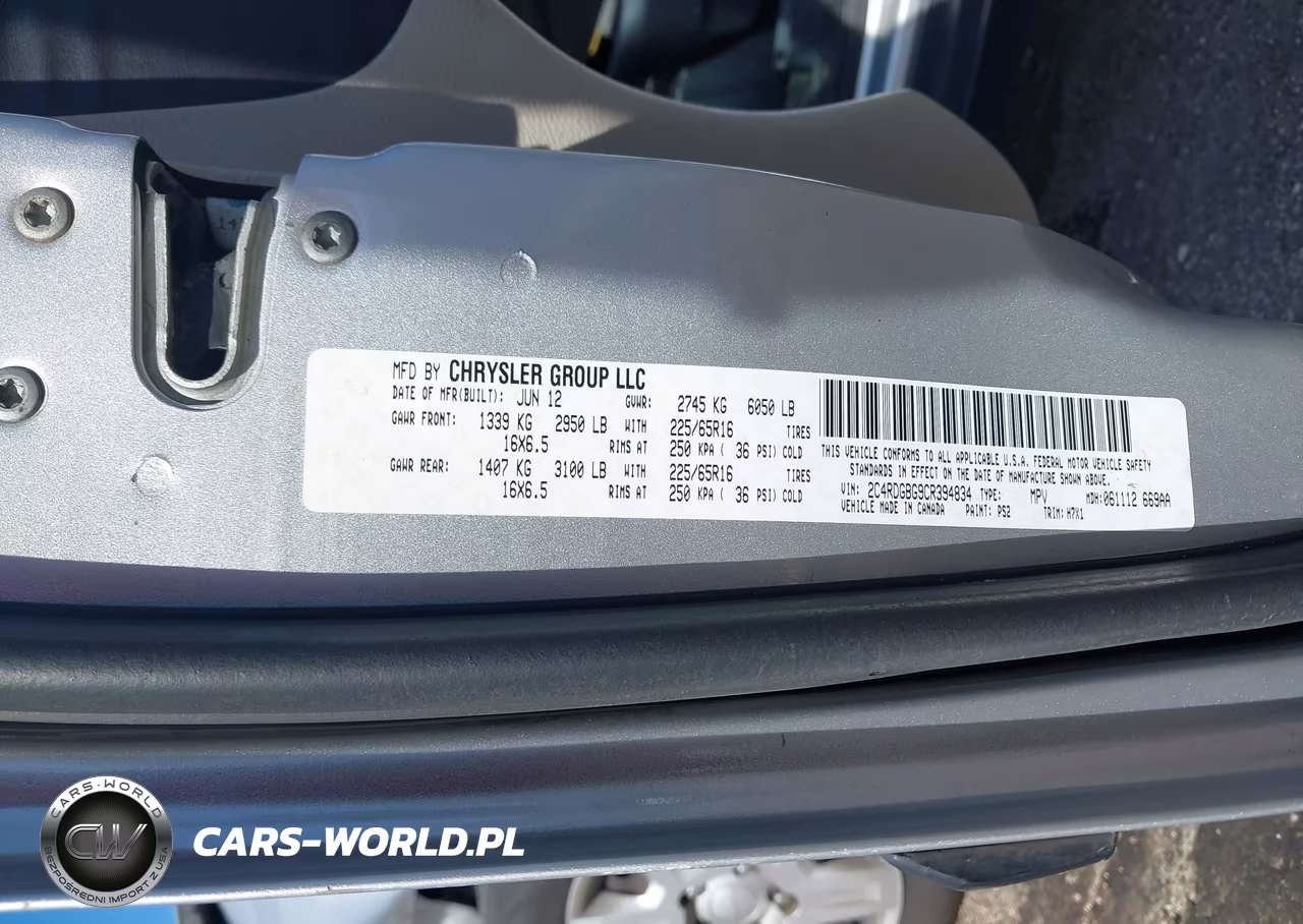 2012 Dodge Grand Caravan Se-Avp VIN:2C4RDGBG9CR394834 - 9