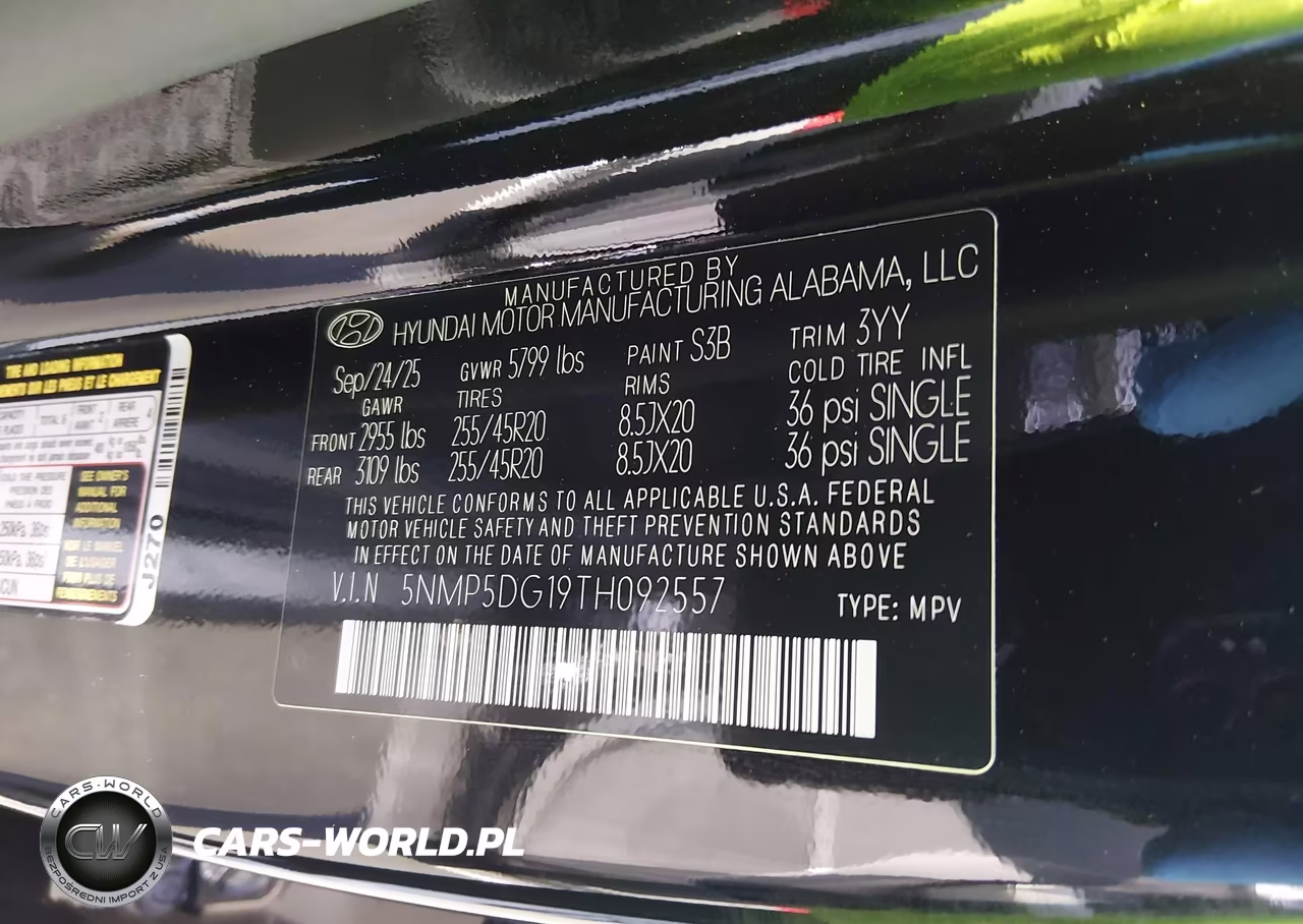 2026 Hyundai Santa Fe Calligraphy VIN:5NMP5DG19TH092557 - 9