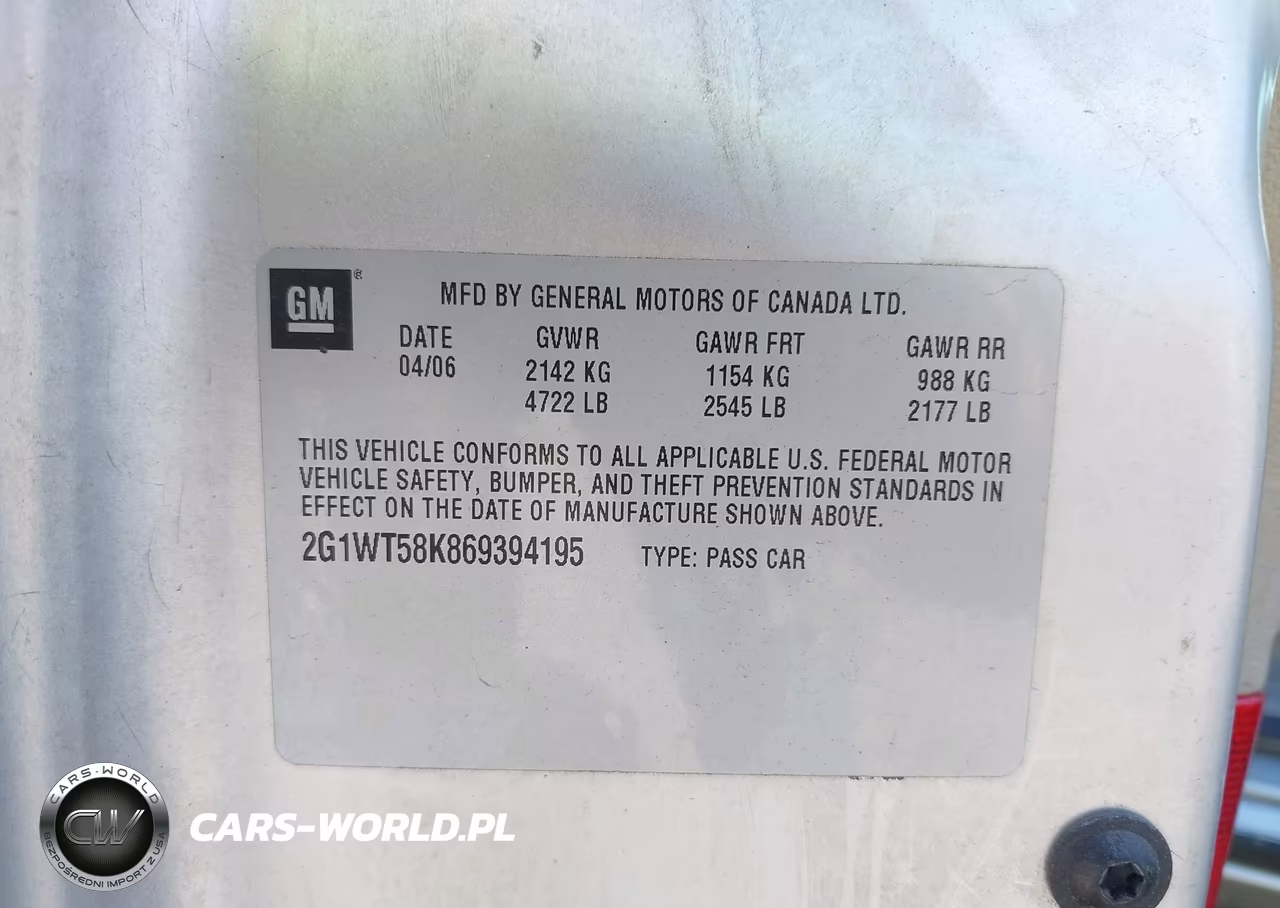 2006 Chevrolet Impala Lt VIN:2G1WT58K869394195 - 9