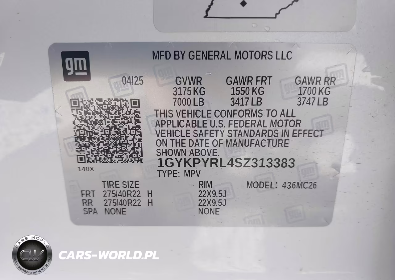 2025 Cadillac Lyriq Sport 3 Rwd VIN:1GYKPYRL4SZ313383 - 9