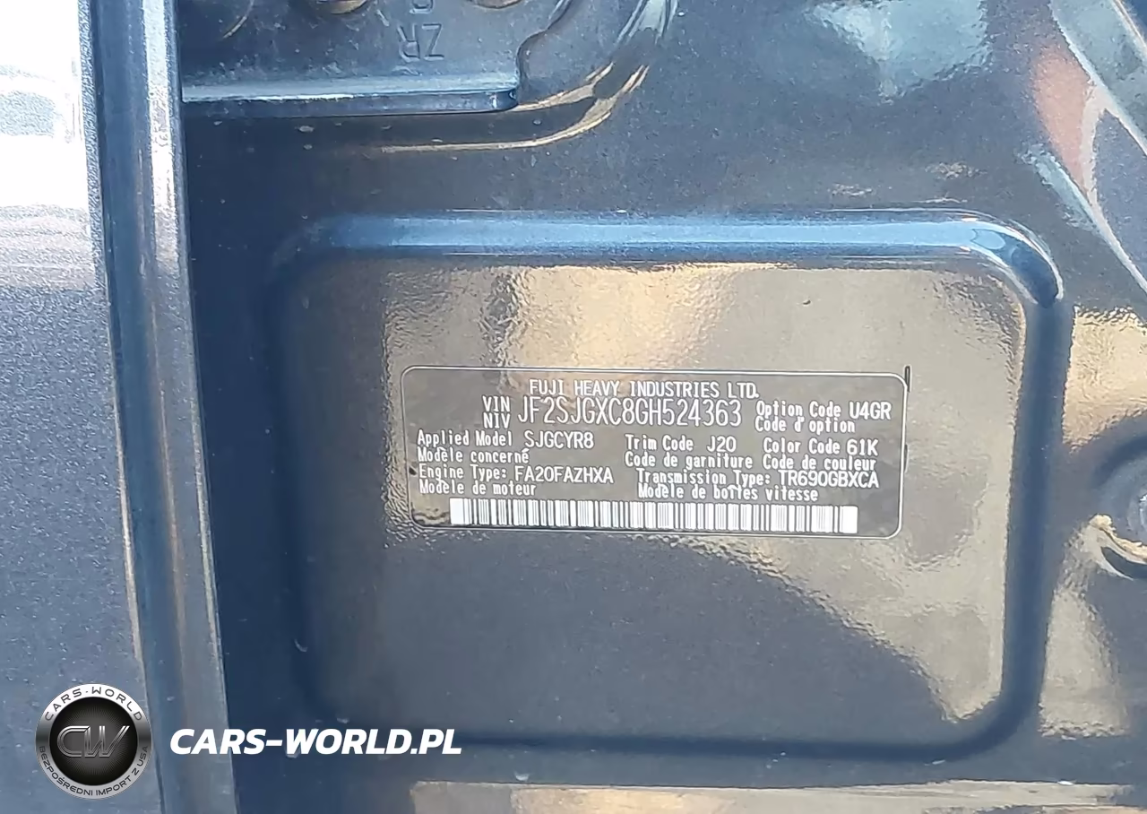 2016 Subaru Forester 2.0Xt Touring VIN:JF2SJGXC8GH524363 - 9