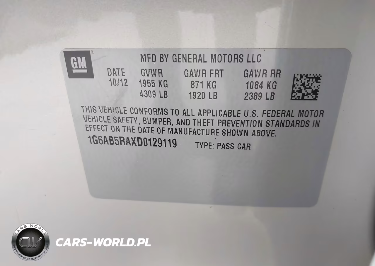 2013 Cadillac Ats Luxury VIN:1G6AB5RAXD0129119 - 9