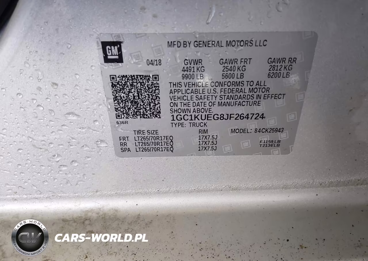 2018 Chevrolet Silverado 2500Hd Wt VIN:1GC1KUEG8JF264724 - 9