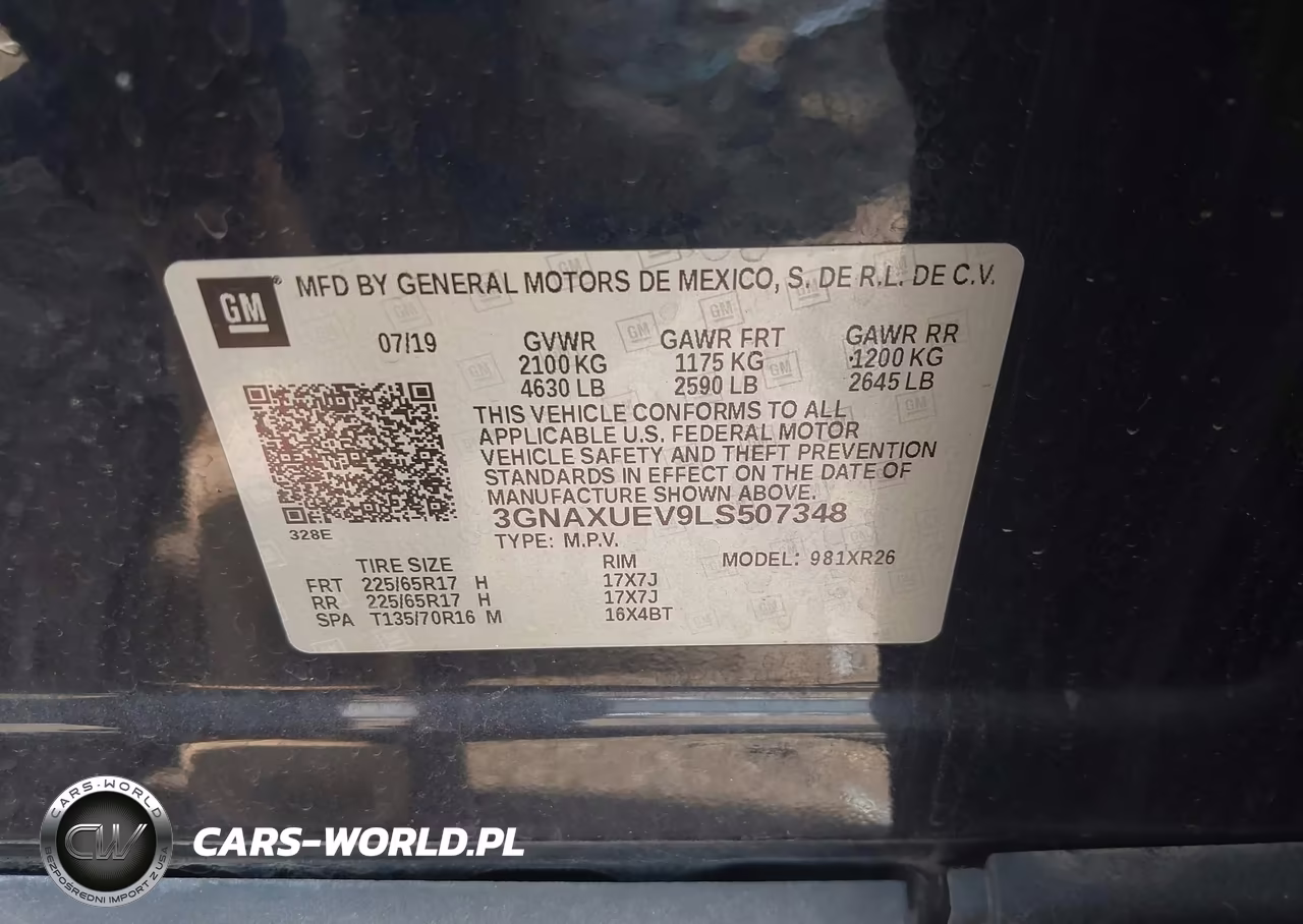 2020 Chevrolet Equinox Awd Lt 1.5L Turbo VIN:3GNAXUEV9LS507348 - 9