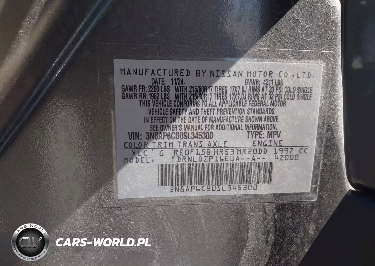 2025 Nissan Kicks Sv Intelligent Awd VIN:3N8AP6CB0SL345300 - 9