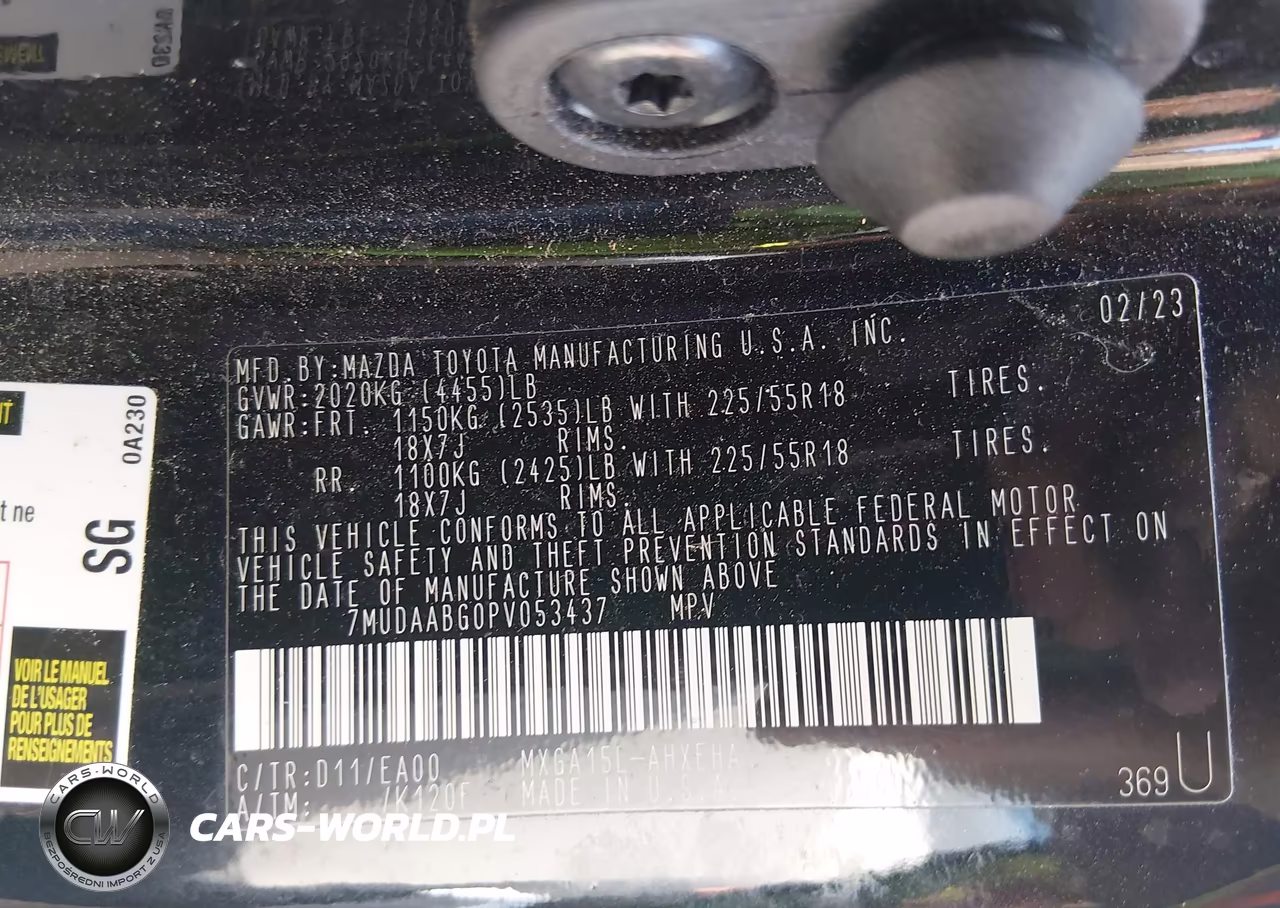 2023 Toyota Corolla Cross Xle VIN:7MUDAABG0PV053437 - 9