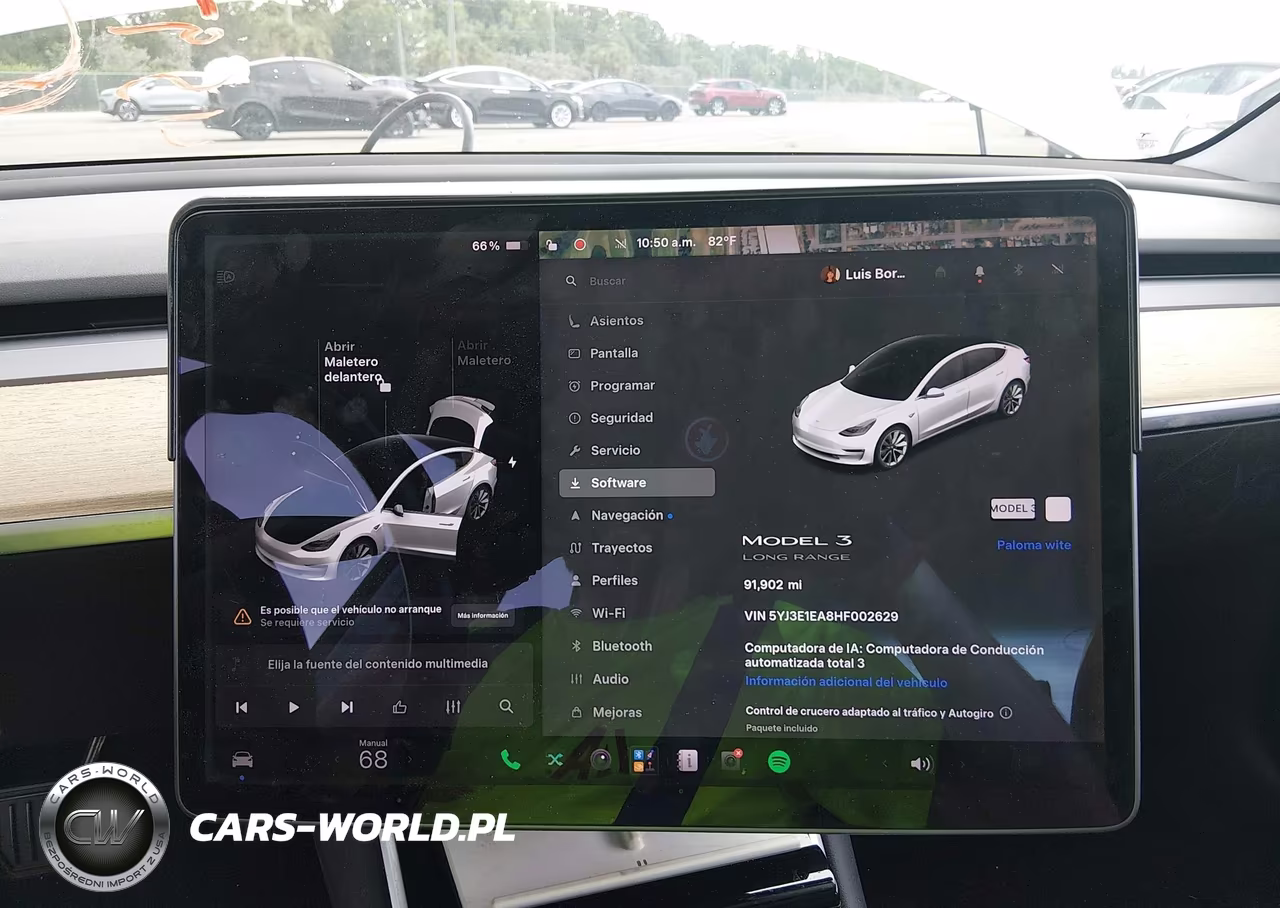 2017 Tesla Model 3 Long Range-Standard VIN:5YJ3E1EA8HF002629 - 7