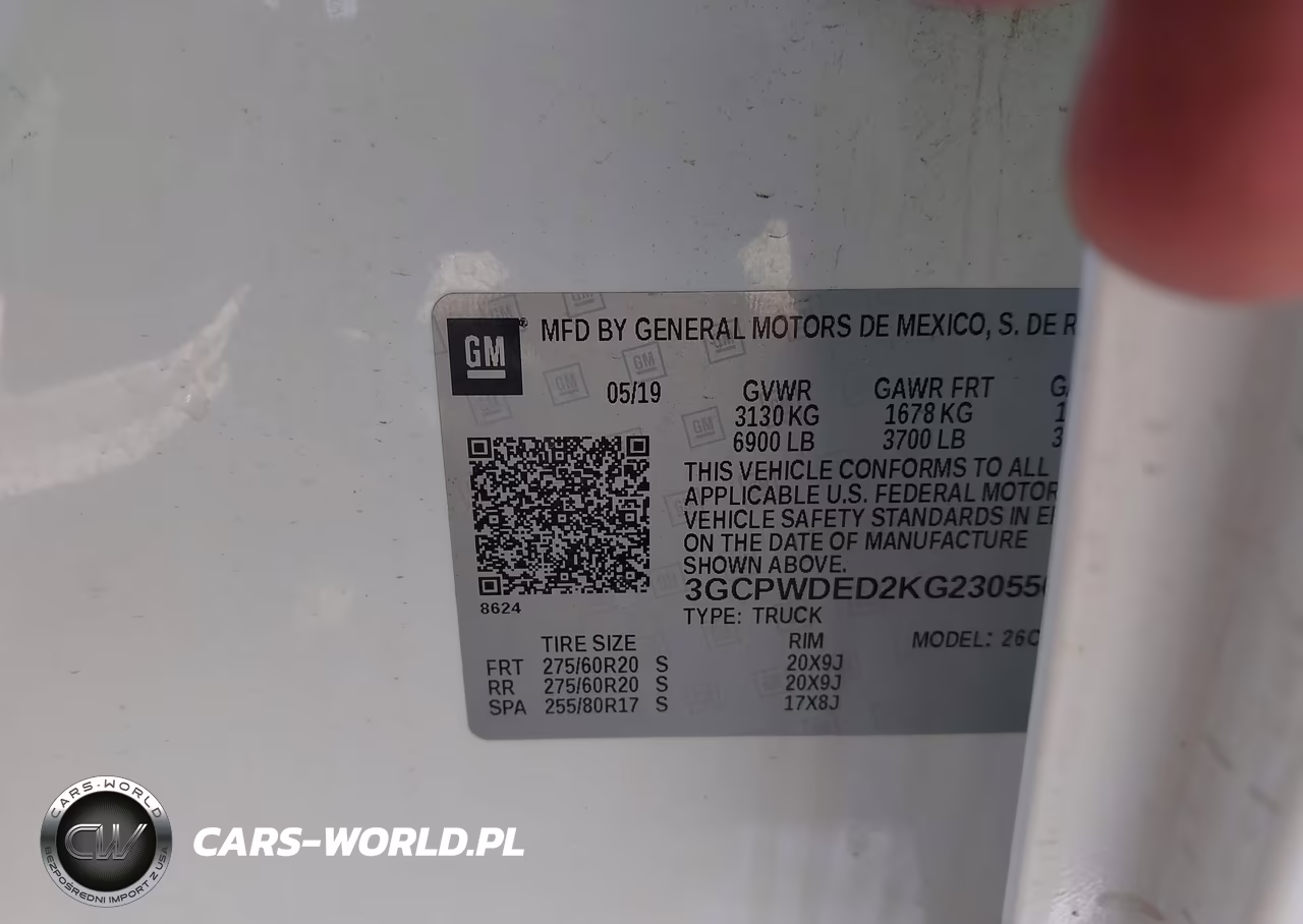 2019 Chevrolet Silverado 1500 Rst VIN:3GCPWDED2KG230556 - 9