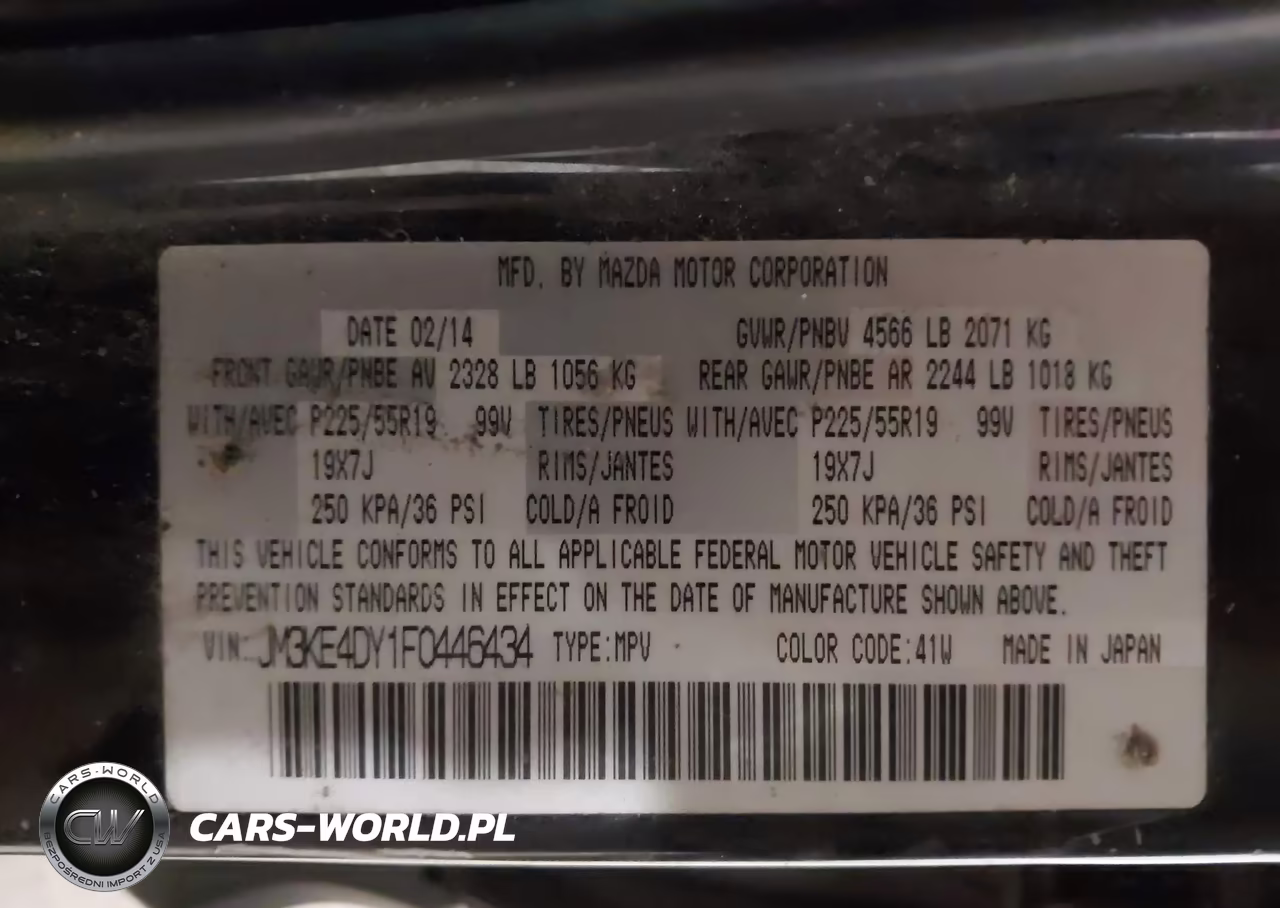 2015 Mazda Cx-5 Grand Touring VIN:JM3KE4DY1F0446434 - 9