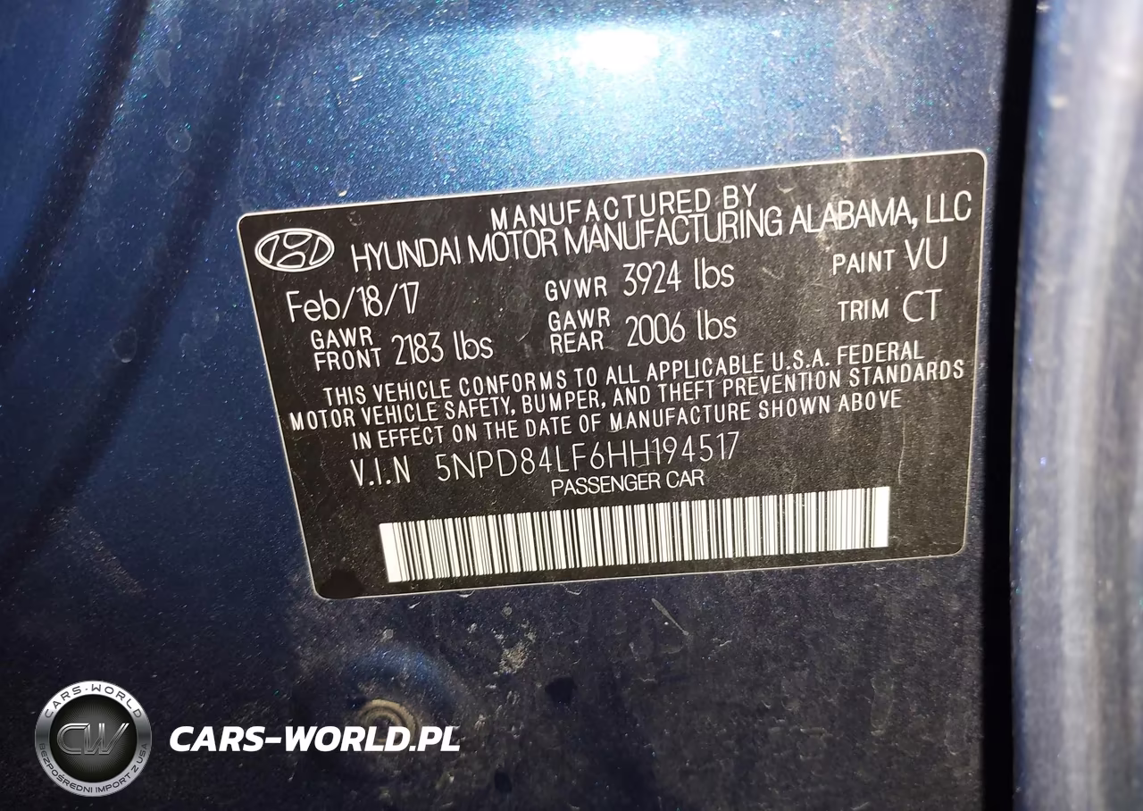 2017 Hyundai Elantra Value Edition VIN:5NPD84LF6HH194517 - 9