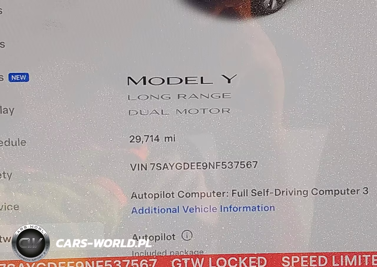 2022 Tesla Model Y VIN:7SAYGDEE9NF537567 - 16