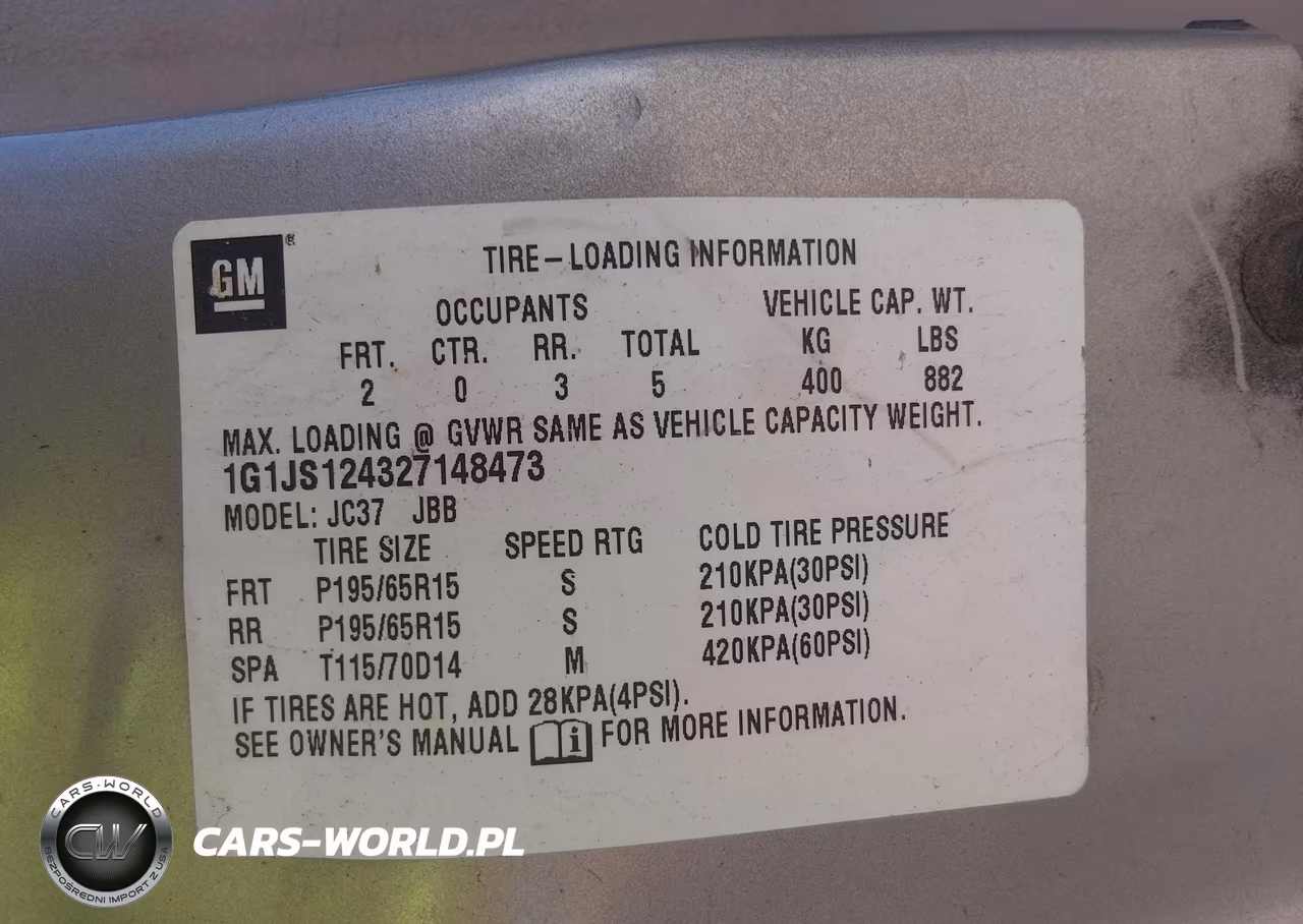 2002 Chevrolet Cavalier Ls VIN:1G1JS124327148473 - 9