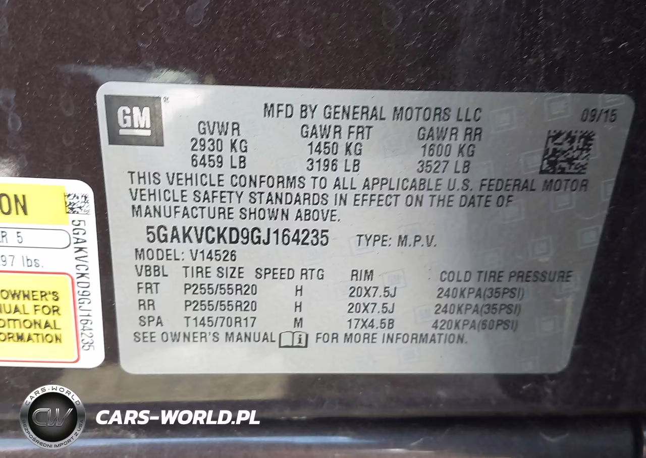 2016 Buick Enclave VIN:5GAKVCKD9GJ164235 - 9
