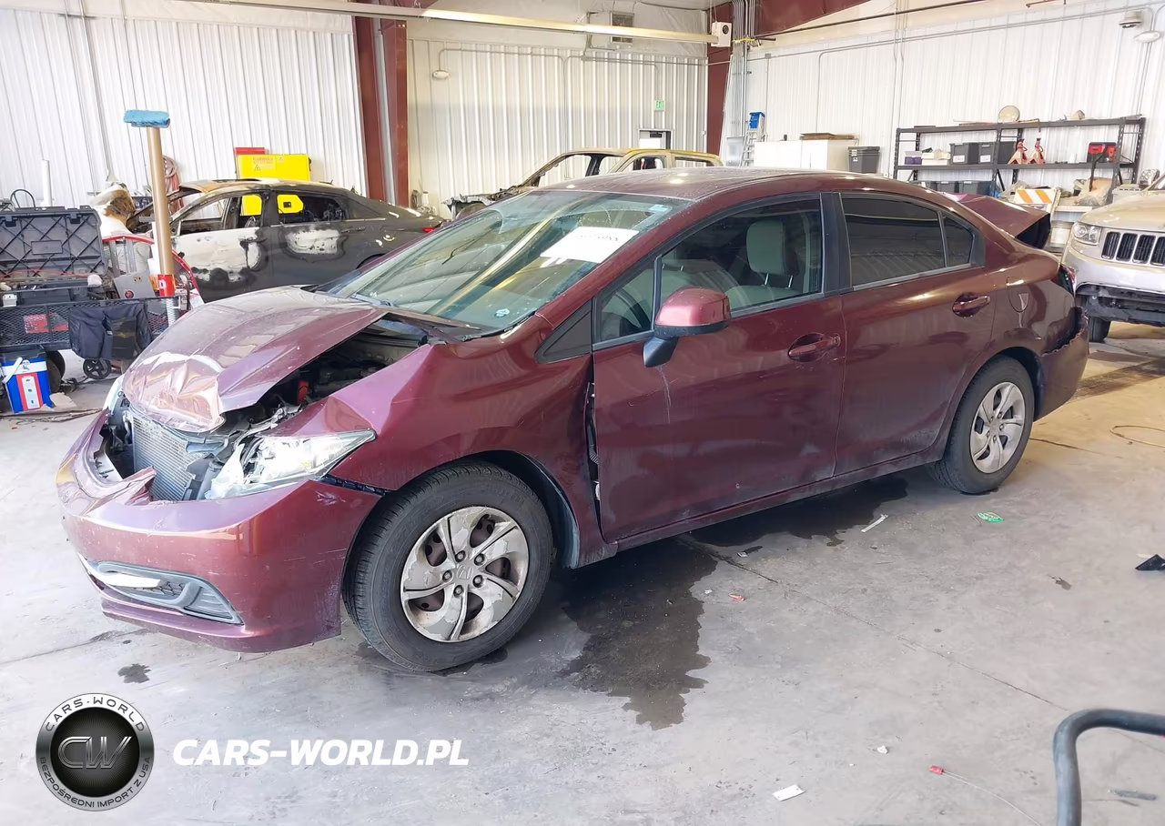 2013 Honda Civic Lx VIN:19XFB2F53DE092852 - 2