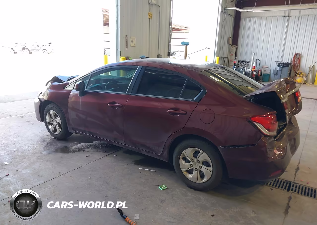 2013 Honda Civic Lx VIN:19XFB2F53DE092852 - 3