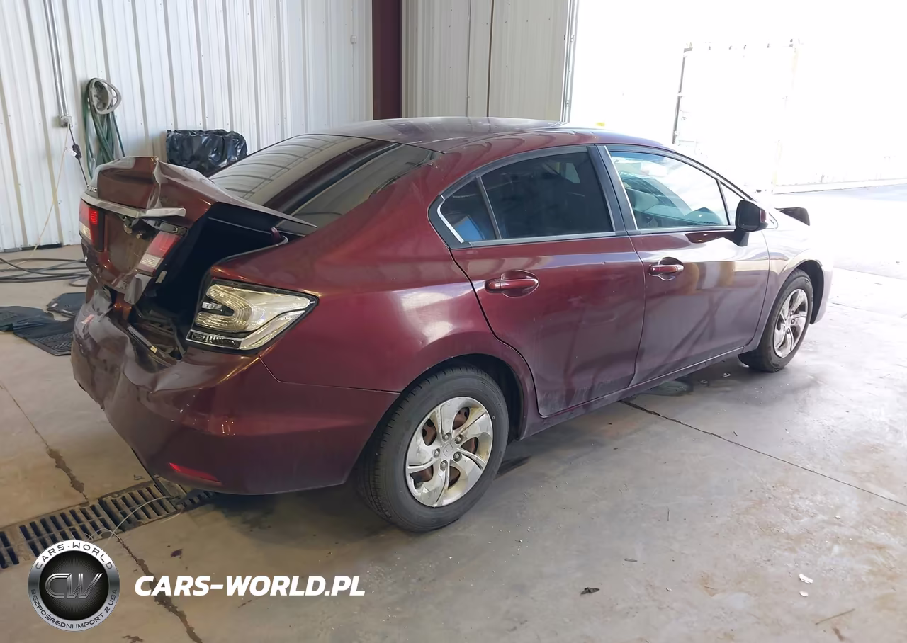 2013 Honda Civic Lx VIN:19XFB2F53DE092852 - 4