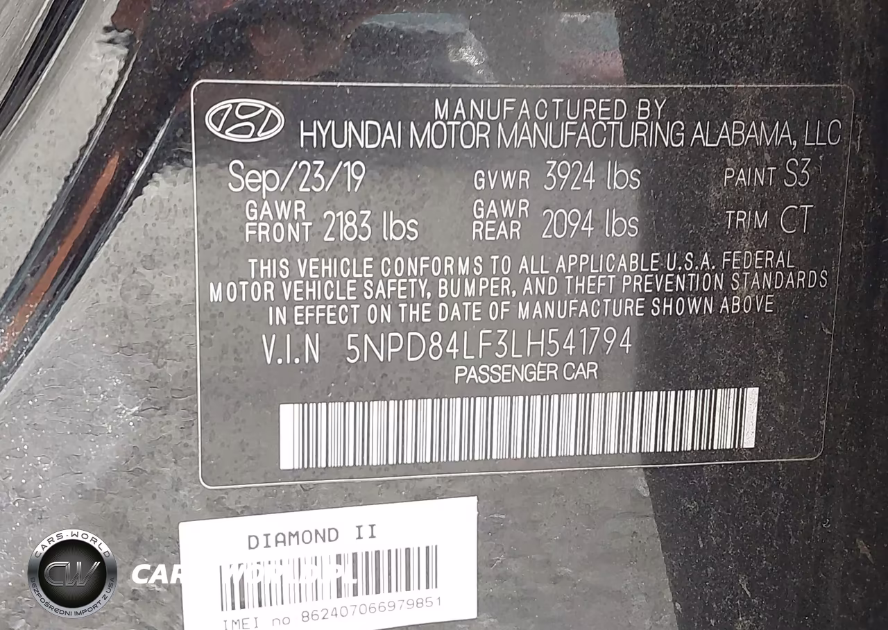 2020 Hyundai Elantra Sel VIN:5NPD84LF3LH541794 - 9