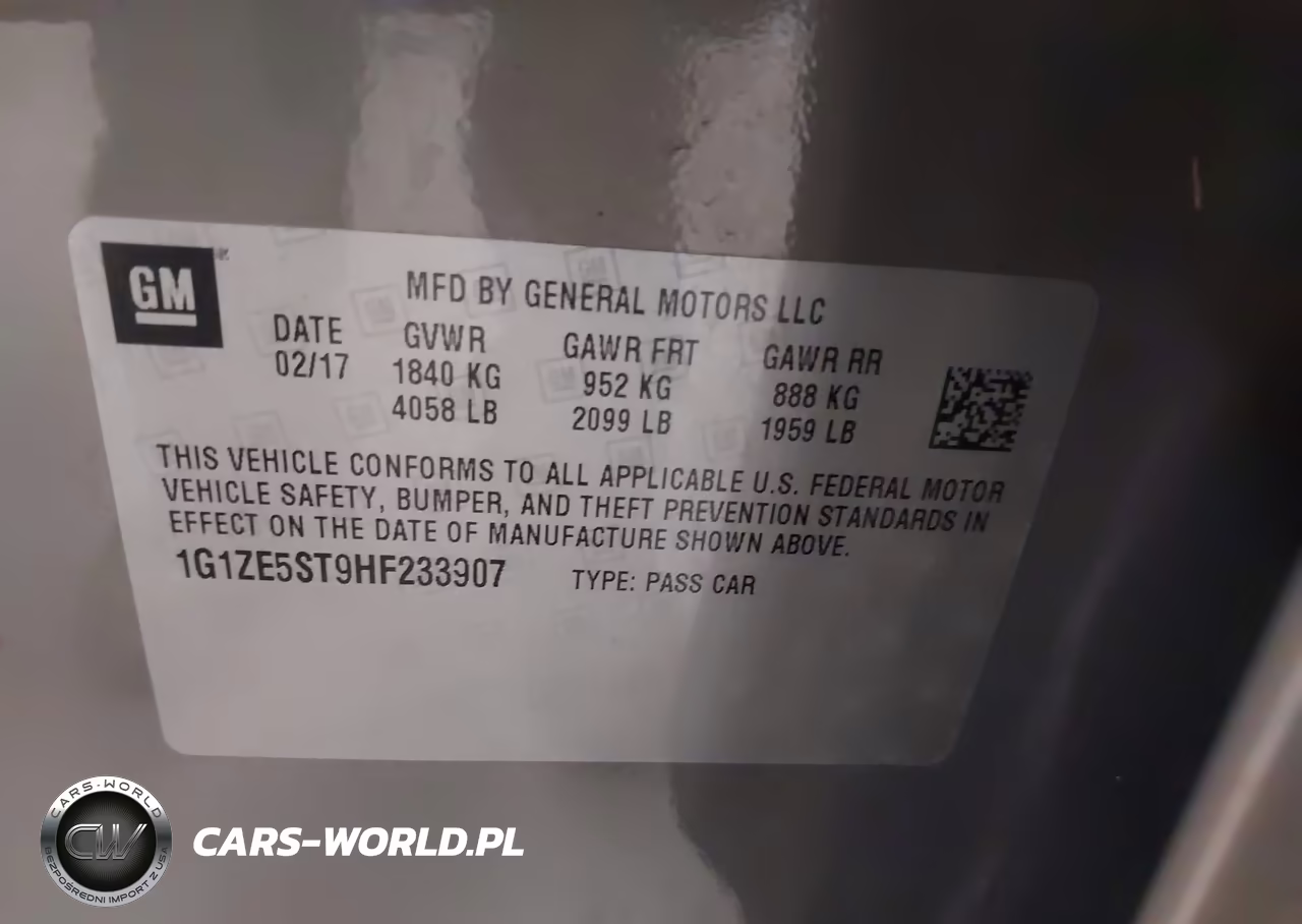 2017 Chevrolet Malibu 1Lt VIN:1G1ZE5ST9HF233907 - 9