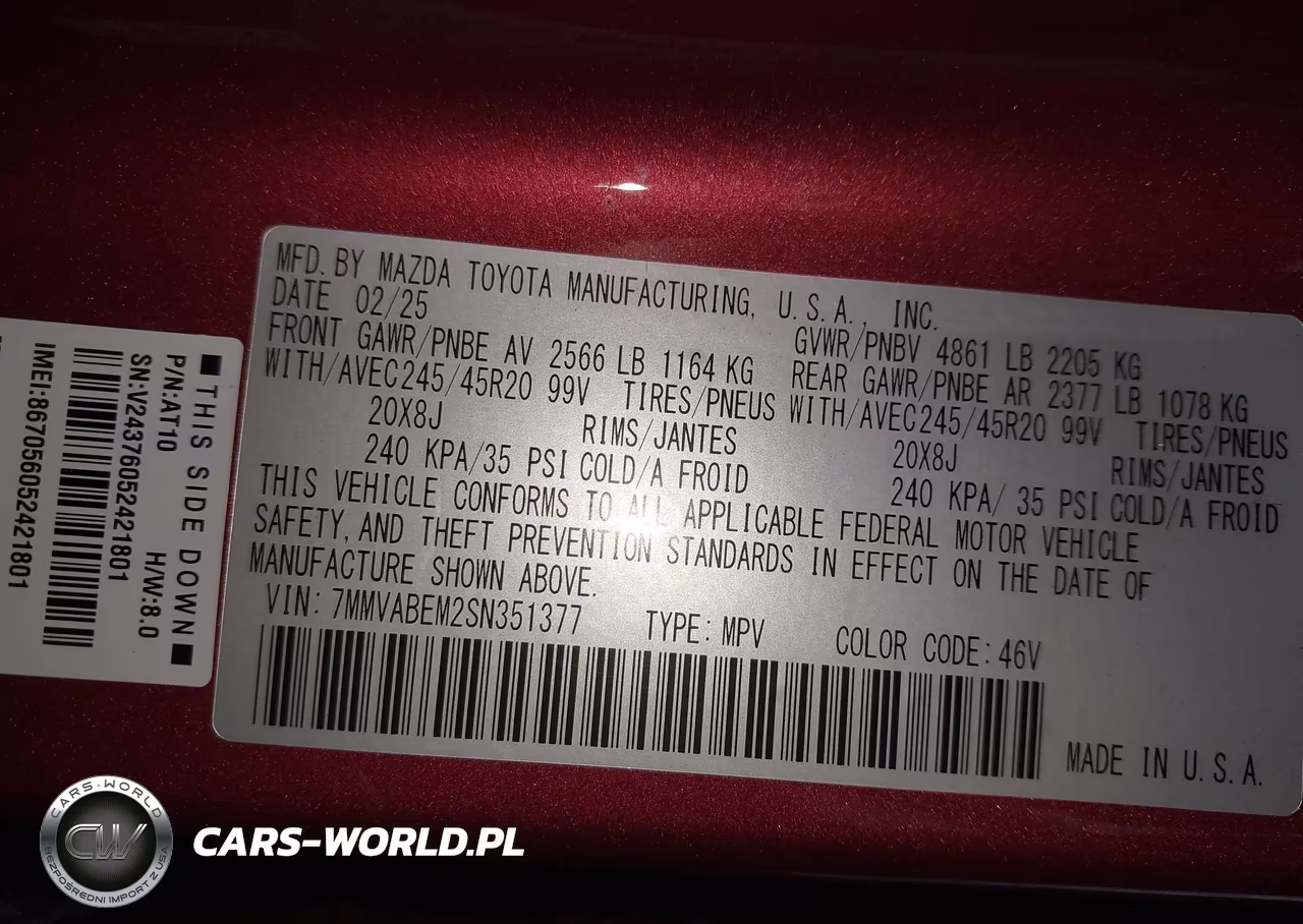2025 Mazda Cx-50 2.5 S Premium Plus Package VIN:7MMVABEM2SN351377 - 9