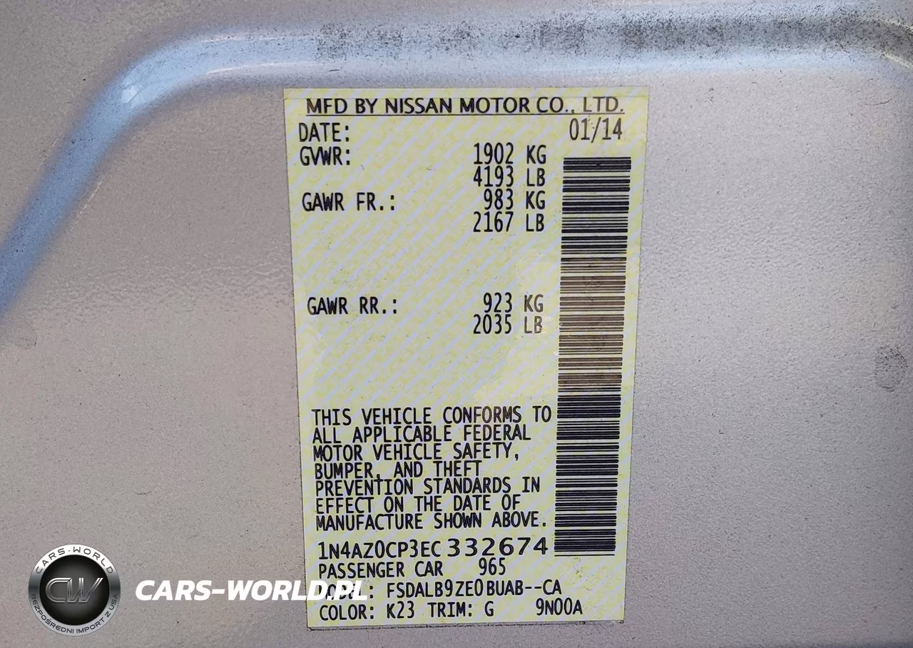 2014 Nissan Leaf S VIN:1N4AZ0CP3EC332674 - 9