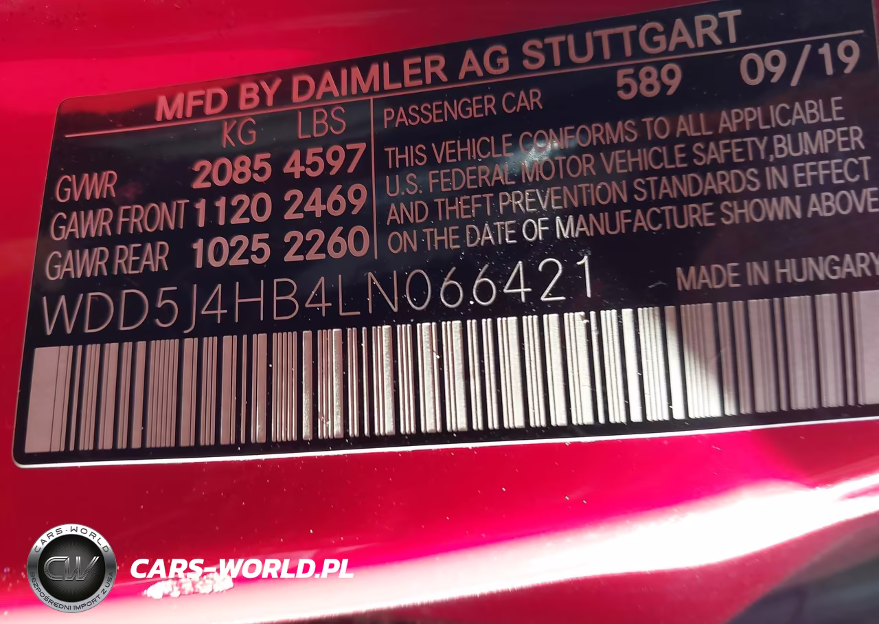 2020 Mercedes-Benz Cla 250 4Matic VIN:WDD5J4HB4LN066421 - 9