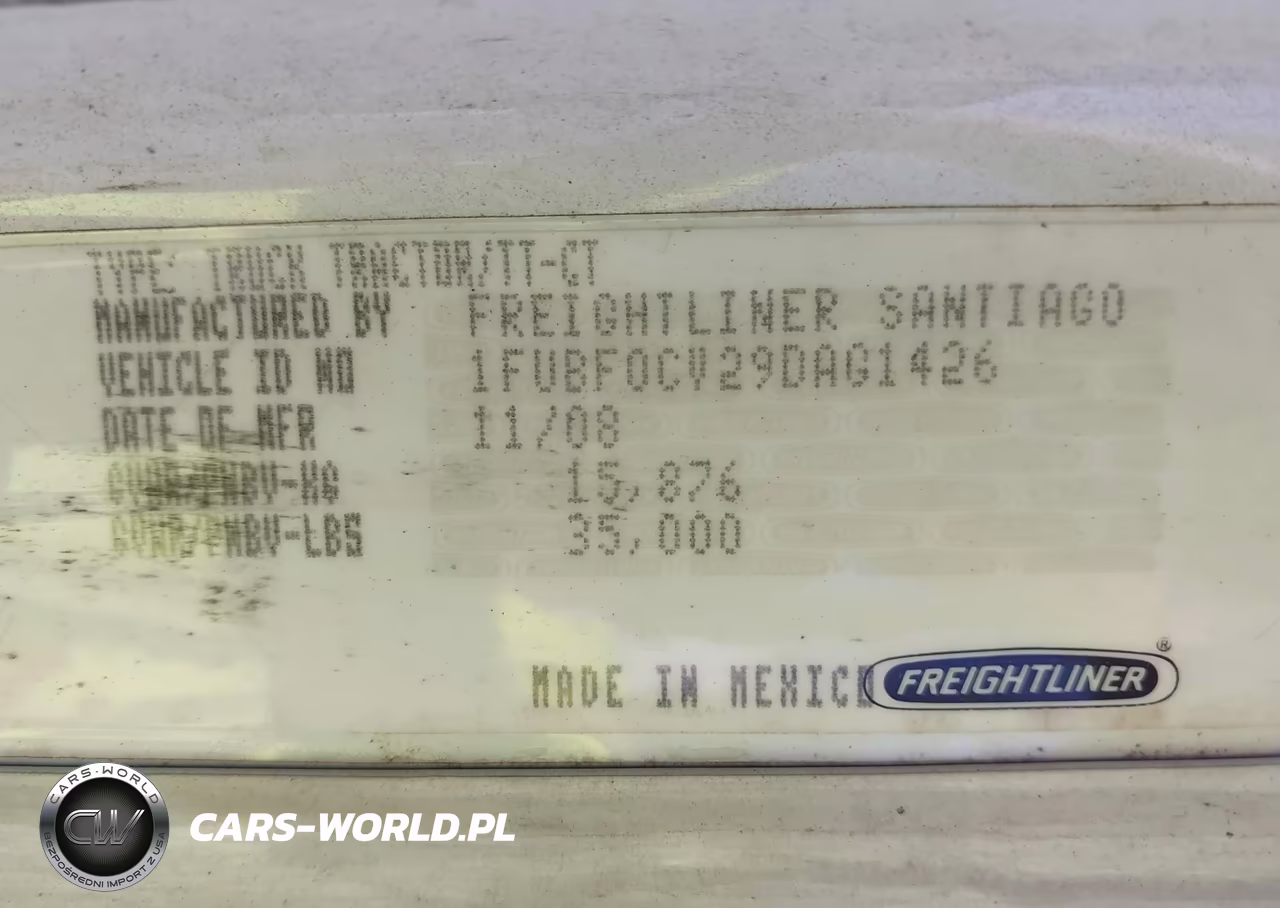 2009 Freightliner Columbia 112 VIN:1FUBF0CV29DAG1426 - 8