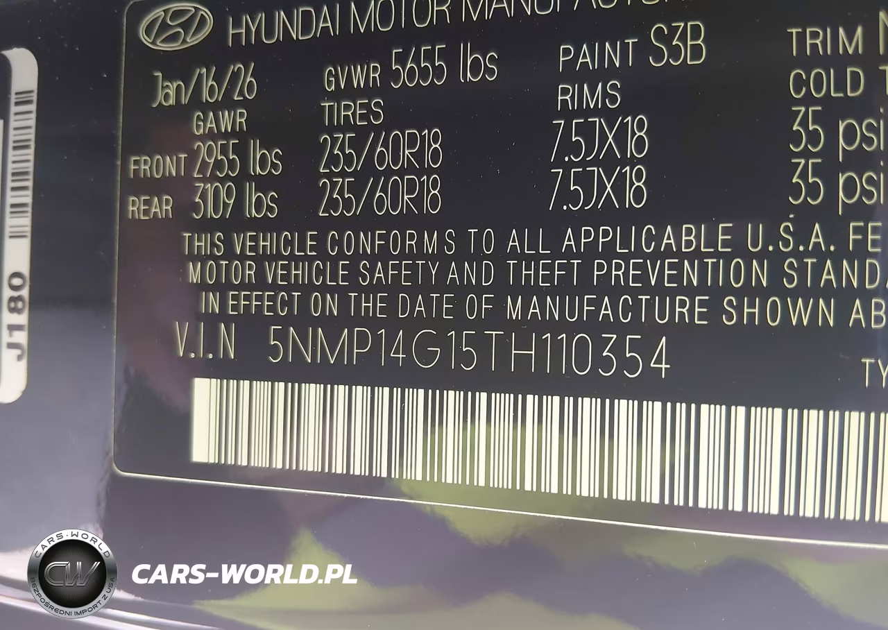 2026 Hyundai Santa Fe Hybrid Se VIN:5NMP14G15TH110354 - 9
