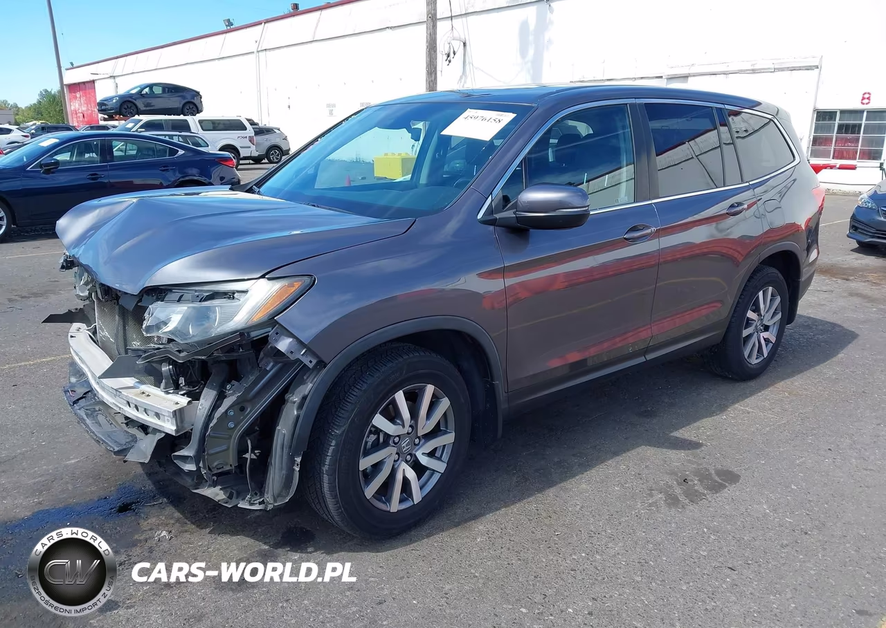 2019 Honda Pilot Ex-L VIN:5FNYF6H56KB029673 - 2