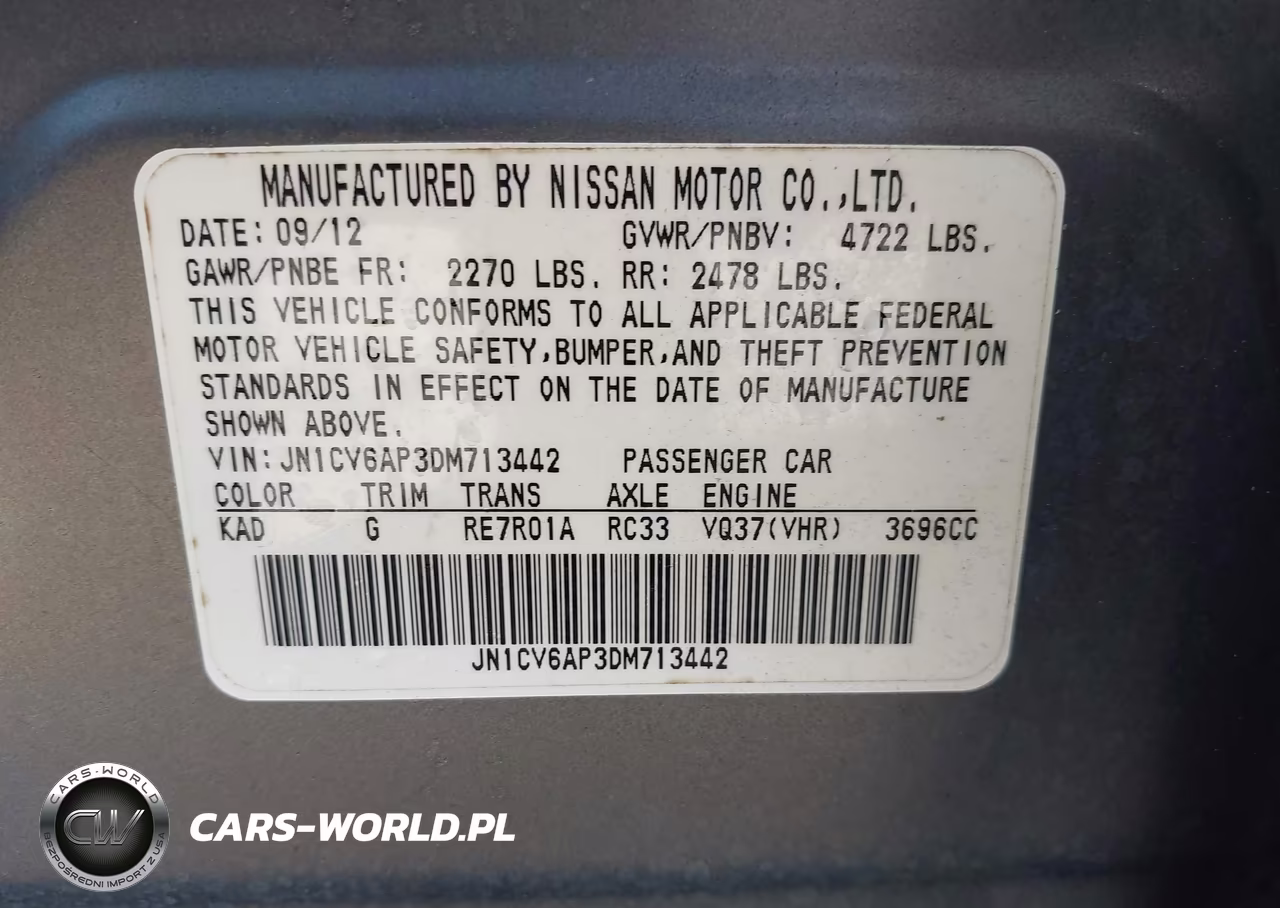 2013 Infiniti G37 Journey VIN:JN1CV6AP3DM713442 - 9
