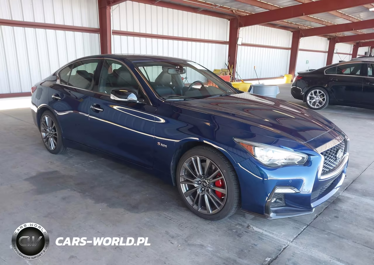 2018 Infiniti Q50 3.0T Red Sport 400 VIN:JN1FV7AR3JM480274 - 1
