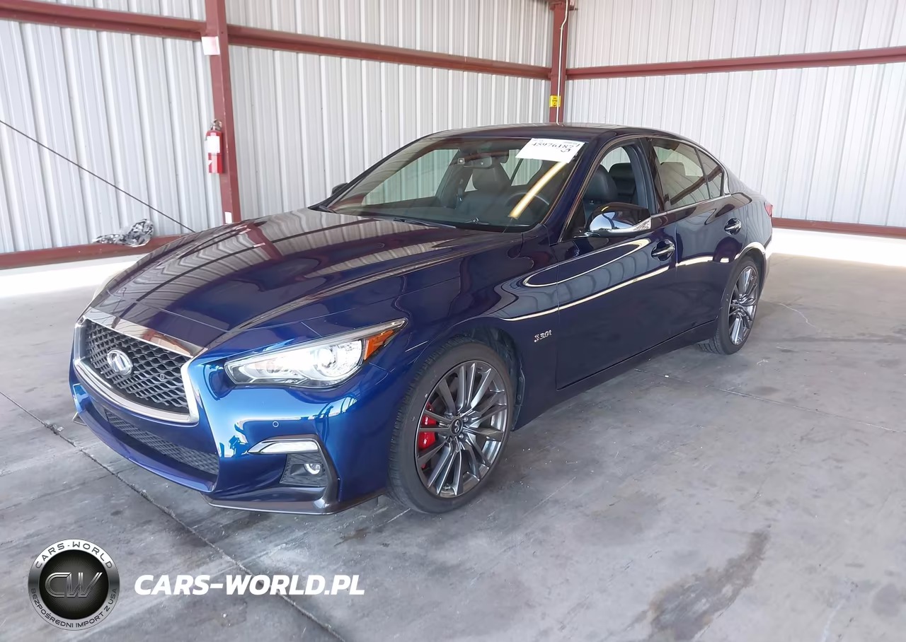 2018 Infiniti Q50 3.0T Red Sport 400 VIN:JN1FV7AR3JM480274 - 2
